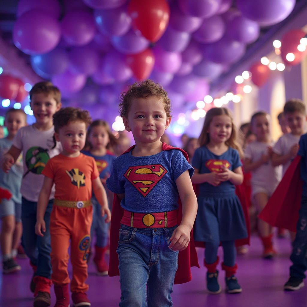 Superhelden kinderfeest